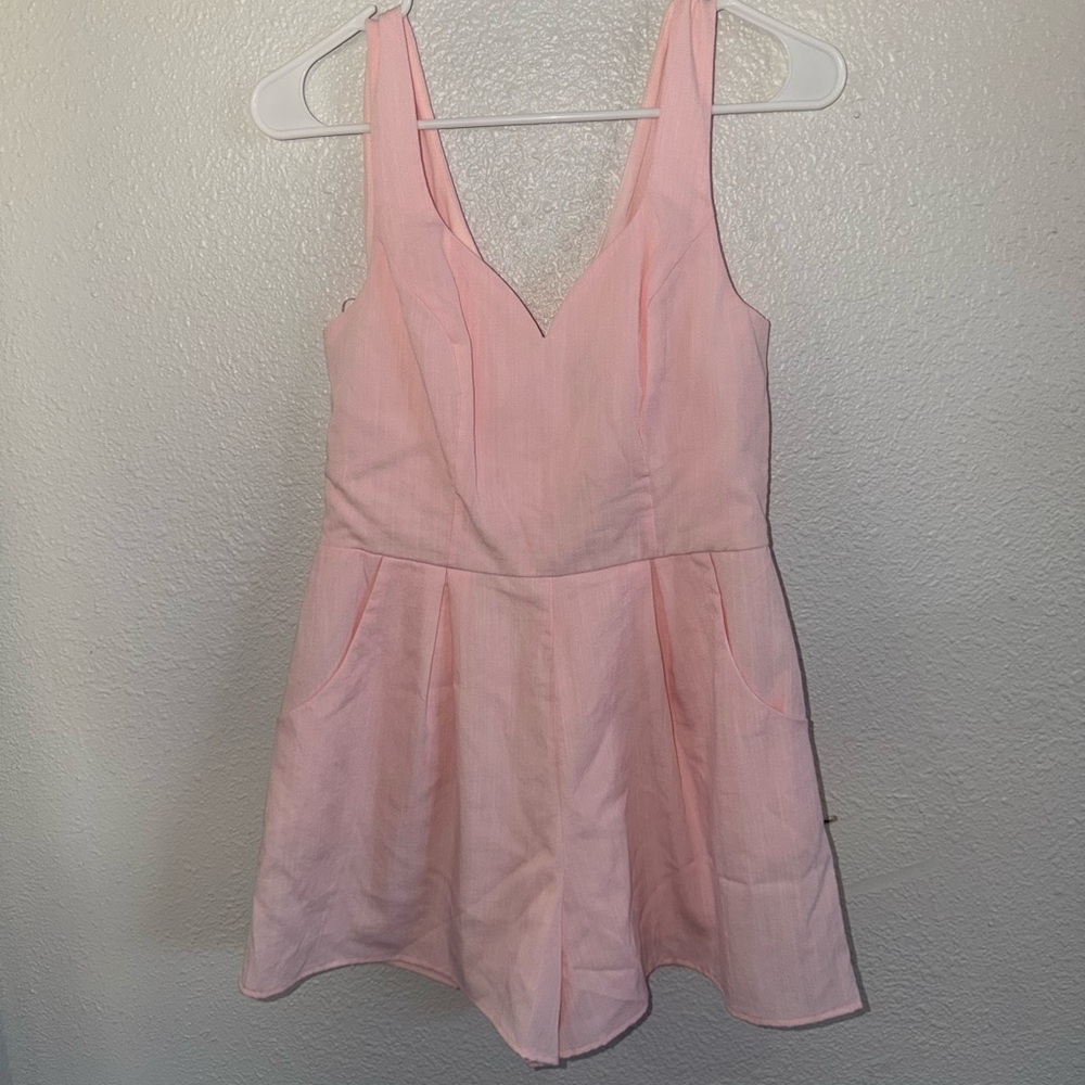 Francesca's Collections Pink Romper